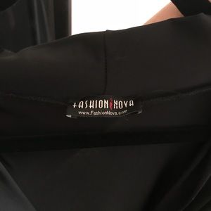 A black fashion Nova dress